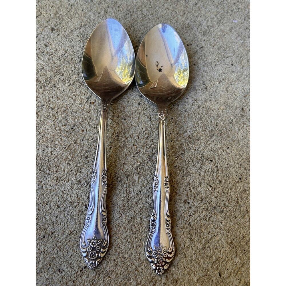 Stanley Roberts, Rogers Co, Korea -‎ DREAM ROSE - Teaspoons (2)